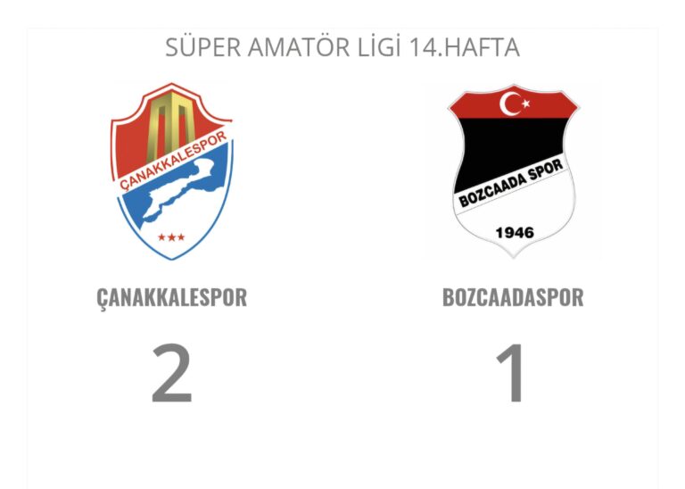 Lider Çanakkalespor Evinde Hata Yapmadı: Bozcaadaspor’u 2-1 Geçti