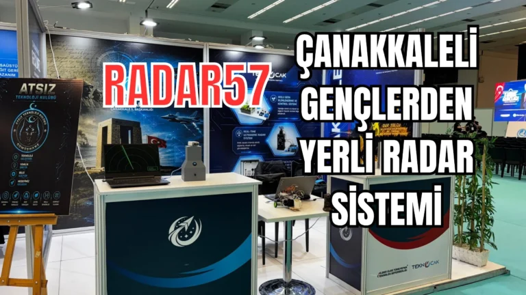Çanakkaleli Gençlerden Teknoloji Hamlesi: Yerli Radar Sistemi “Radar57” Görücüye Çıktı