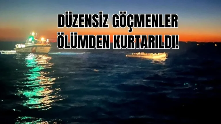 Çanakkale Açıklarında Göçmen Kurtarma Operasyonu:30 Göçmen Kurtarıldı!