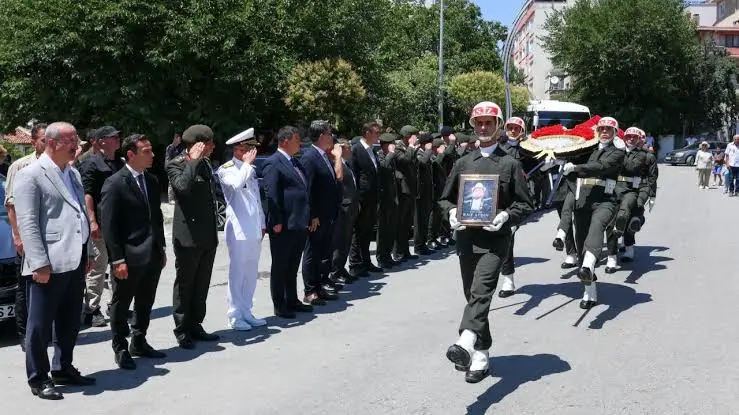 Gelibolu’da Kore Gazisi Raif Aydın Son Yolculuğuna Uğurlandı